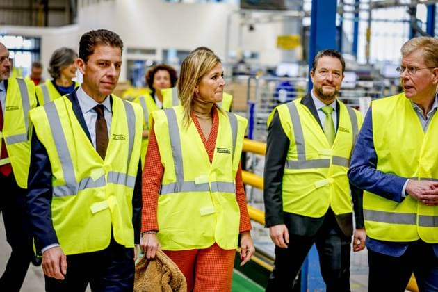 APELDOORN Queen Maxima will be on a working visit to the BDR Thermea factory and its subsidiary Remeha in Apeldoorn. The visit will focus on the energy transition and the development of sustainable heating solutions for residential buildings, as well as commercial, social, and industrial buildings. ROBIN UTRECHT PHOTOGRAPHY ANP netherlands out - belgium out  Copyright: xx x548215474x originalFilename: 548215474.jpg