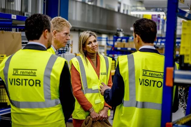 APELDOORN Queen Maxima will be on a working visit to the BDR Thermea factory and its subsidiary Remeha in Apeldoorn. The visit will focus on the energy transition and the development of sustainable heating solutions for residential buildings, as well as commercial, social, and industrial buildings. ROBIN UTRECHT PHOTOGRAPHY ANP netherlands out - belgium out  Copyright: xx x548215536x originalFilename: 548215536.jpg