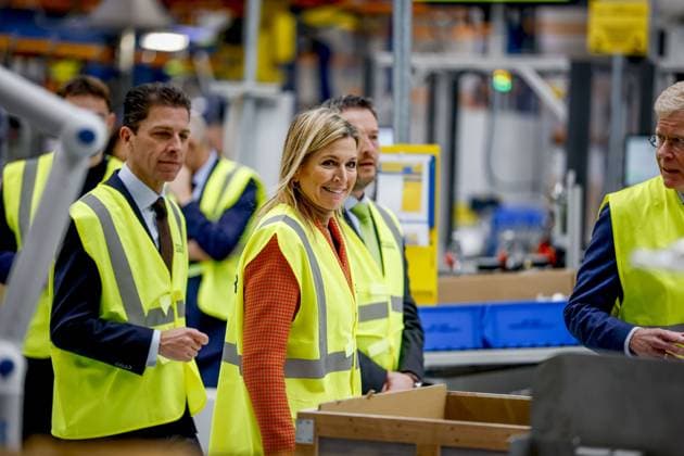 APELDOORN Queen Maxima will be on a working visit to the BDR Thermea factory and its subsidiary Remeha in Apeldoorn. The visit will focus on the energy transition and the development of sustainable heating solutions for residential buildings, as well as commercial, social, and industrial buildings. ROBIN UTRECHT PHOTOGRAPHY ANP netherlands out - belgium out  Copyright: xx x548215753x originalFilename: 548215753.jpg