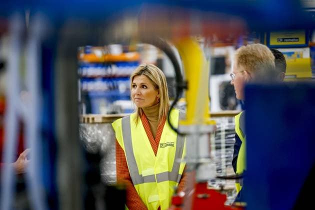 APELDOORN Queen Maxima will be on a working visit to the BDR Thermea factory and its subsidiary Remeha in Apeldoorn. The visit will focus on the energy transition and the development of sustainable heating solutions for residential buildings, as well as commercial, social, and industrial buildings. ROBIN UTRECHT PHOTOGRAPHY ANP netherlands out - belgium out  Copyright: xx x548215762x originalFilename: 548215762.jpg