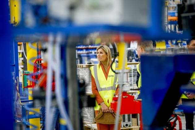 APELDOORN Queen Maxima will be on a working visit to the BDR Thermea factory and its subsidiary Remeha in Apeldoorn. The visit will focus on the energy transition and the development of sustainable heating solutions for residential buildings, as well as commercial, social, and industrial buildings. ROBIN UTRECHT PHOTOGRAPHY ANP netherlands out - belgium out  Copyright: xx x548215791x originalFilename: 548215791.jpg