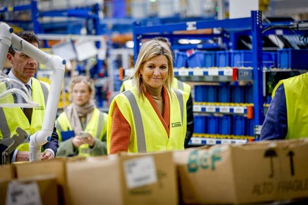 APELDOORN Queen Maxima will be on a working visit to the BDR Thermea factory and its subsidiary Remeha in Apeldoorn. The visit will focus on the energy transition and the development of sustainable heating solutions for residential buildings, as well as commercial, social, and industrial buildings. ROBIN UTRECHT PHOTOGRAPHY ANP netherlands out - belgium out  Copyright: xx x548215809x originalFilename: 548215809.jpg