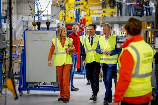 APELDOORN Queen Maxima will be on a working visit to the BDR Thermea factory and its subsidiary Remeha in Apeldoorn. The visit will focus on the energy transition and the development of sustainable heating solutions for residential buildings, as well as commercial, social, and industrial buildings. ROBIN UTRECHT PHOTOGRAPHY ANP netherlands out - belgium out  Copyright: xx x548215870x originalFilename: 548215870.jpg