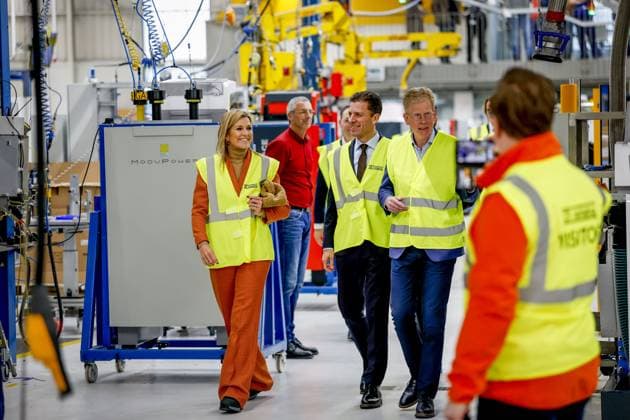 APELDOORN Queen Maxima will be on a working visit to the BDR Thermea factory and its subsidiary Remeha in Apeldoorn. The visit will focus on the energy transition and the development of sustainable heating solutions for residential buildings, as well as commercial, social, and industrial buildings. ROBIN UTRECHT PHOTOGRAPHY ANP netherlands out - belgium out  Copyright: xx x548215907x originalFilename: 548215907.jpg
