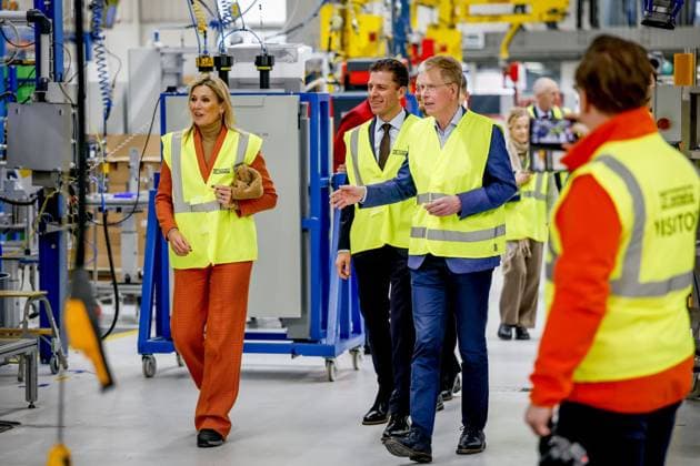 APELDOORN Queen Maxima will be on a working visit to the BDR Thermea factory and its subsidiary Remeha in Apeldoorn. The visit will focus on the energy transition and the development of sustainable heating solutions for residential buildings, as well as commercial, social, and industrial buildings. ROBIN UTRECHT PHOTOGRAPHY ANP netherlands out - belgium out  Copyright: xx x548215920x originalFilename: 548215920.jpg