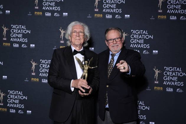 Exclusif Richard Edlund Genie dhonneur et Kevin Pike Soirée des Digital Creation Genie Awards 2026 au casino dEnghien les Bains le 21 janvier 2026 Denis Guignebourg Bestimage No Web Belgique et Suisse Exclusive Digital Creation Genie Awards 2026 evening at the Enghien les Bains casino on January 21, 2026 Paris France  Copyright: xDenisxGuignebourgx xBestimagexDenisxGuignebourgx xBestimagex