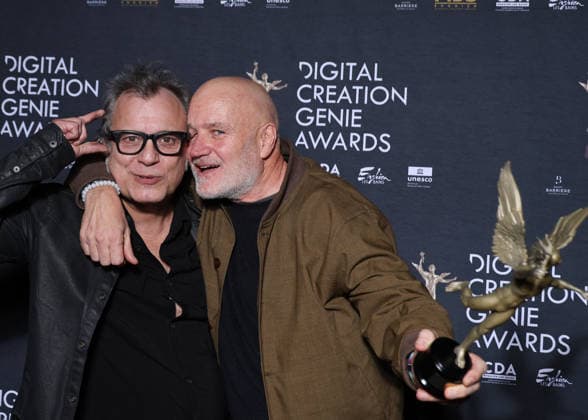 Exclusif Jan Kounen Genie dhonneur et Rodolphe Chabrier Soirée des Digital Creation Genie Awards 2026 au casino dEnghien les Bains le 21 janvier 2026 Denis Guignebourg Bestimage No Web Belgique et Suisse Exclusive Digital Creation Genie Awards 2026 evening at the Enghien les Bains casino on January 21, 2026 Paris France  Copyright: xDenisxGuignebourgx xBestimagexDenisxGuignebourgx xBestimagex