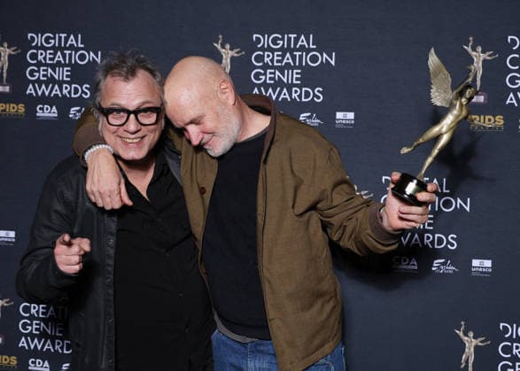 Exclusif Jan Kounen Genie dhonneur et Rodolphe Chabrier Soirée des Digital Creation Genie Awards 2026 au casino dEnghien les Bains le 21 janvier 2026 Denis Guignebourg Bestimage No Web Belgique et Suisse Exclusive Digital Creation Genie Awards 2026 evening at the Enghien les Bains casino on January 21, 2026 Paris France  Copyright: xDenisxGuignebourgx xBestimagexDenisxGuignebourgx xBestimagex