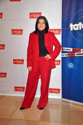 Jasmin Tabatabai at the premiere of Tatort Gefahrengebiet at the Delphi Filmpalast in Berlin on 21 01 2026
