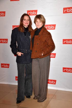 Anne Ratte Polle and Corinna Harfouch at the premiere of Tatort Gefahrengebiet at the Delphi Filmpalast in Berlin on 21 01 2026