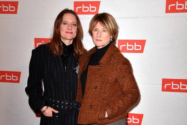 Anne Ratte Polle and Corinna Harfouch at the premiere of Tatort Gefahrengebiet at the Delphi Filmpalast in Berlin on 21 01 2026