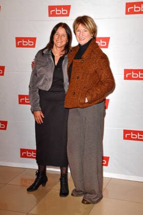 Catherine Stoyan and her sister Corinna Harfouch at the premiere of Tatort Gefahrengebiet at the Delphi Filmpalast in Berlin on 21 01 2026