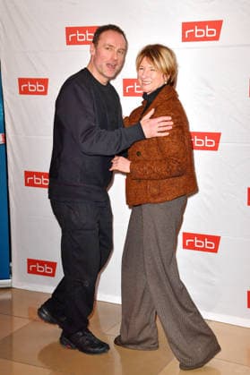Mark Waschke and Corinna Harfouch at the premiere of Tatort Gefahrengebiet at the Delphi Filmpalast in Berlin on 21 01 2026