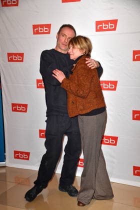 Mark Waschke and Corinna Harfouch at the premiere of Tatort Gefahrengebiet at the Delphi Filmpalast in Berlin on 21 01 2026