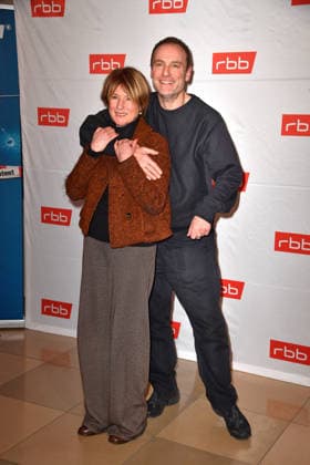 Mark Waschke and Corinna Harfouch at the premiere of Tatort Gefahrengebiet at the Delphi Filmpalast in Berlin on 21 01 2026