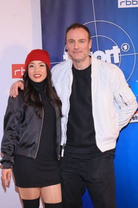 21 01 2026 , Trang Le Hong and Mark Waschke at the premiere Tatort Gefahrengebiet, ARD, crime movie, at Delphi Filmpalast, Berlin, Berlin Germany, Germany