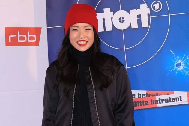 21 01 2026, Trang Le Hong at the premiere Tatort Gefahrengebiet, ARD, crime movie, at Delphi Filmpalast, Berlin, Berlin Germany, Germany