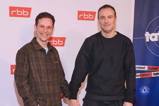 21 01 2026, Nils Kahnwald and Mark Waschke at the premiere Tatort Gefahrengebiet, ARD, crime movie, at Delphi Filmpalast, Berlin, Berlin Germany, Germany