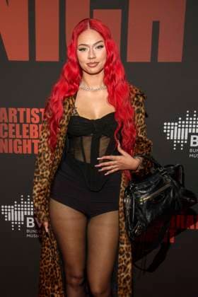 abb Badmomzjay as a guest on the red carpet at the Artist Celebration Night at Station Berlin on 21 01 2026 in Berlin Berlin Germany