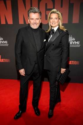 abb Thomas Anders with wife Claudia Hess on the red carpet at the Artist Celebration Night at Station Berlin on 21 01 2026 in Berlin Berlin Germany
