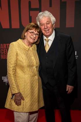 abb wife Monika Zuckowski and Rolf Zuckowski as guests on the red carpet at the Artist Celebration Night at Station Berlin on 21 01 2026 in Berlin Berlin Germany
