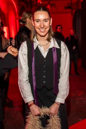 abb Malou Lovis as a guest on the red carpet at the Artist Celebration Night at Station Berlin on 21 01 2026 in Berlin Berlin Germany