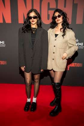 abb Wa22ermann Summan Tariq and guest on the red carpet at the Artist Celebration Night at Station Berlin on 21 01 2026 in Berlin Berlin Germany