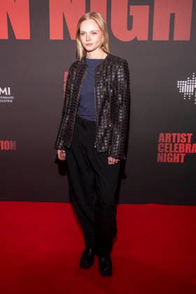 abb Paula Hartmann as a guest on the red carpet at the Artist Celebration Night at Station Berlin on 21 01 2026 in Berlin Berlin Germany