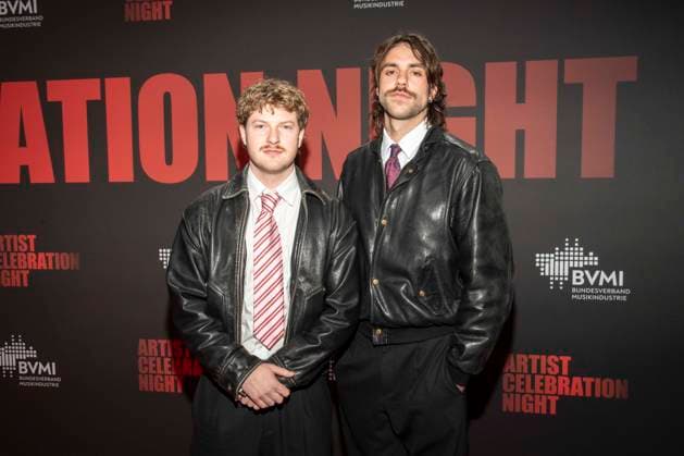 abb Gustav 01099 and Zachi 01099 as guests on the red carpet at the Artist Celebration Night at Station Berlin on 21 01 2026 in Berlin Berlin Germany