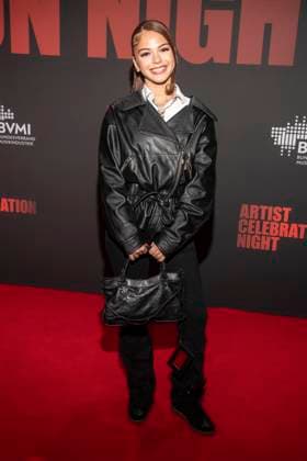 abb Zah1de Zahide Kayaci as a guest on the red carpet at the Artist Celebration Night at Station Berlin on 21 01 2026 in Berlin Berlin Germany