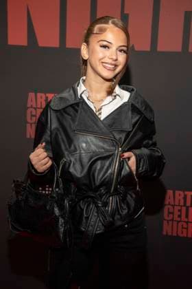 abb Zah1de Zahide Kayaci as a guest on the red carpet at the Artist Celebration Night at Station Berlin on 21 01 2026 in Berlin Berlin Germany