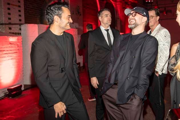 abb Mark Forster and Giovanni Zarrella as guests on the red carpet at the Artist Celebration Night at Station Berlin on 21 01 2026 in Berlin Berlin Germany