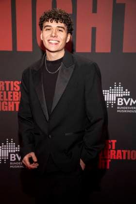 abb Levent Geiger as a guest on the red carpet at the Artist Celebration Night at Station Berlin on 21 01 2026 in Berlin Berlin Germany