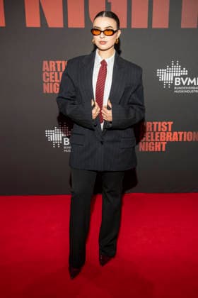 abb Dela as a guest on the red carpet at the Artist Celebration Night at Station Berlin on 21 01 2026 in Berlin Berlin Germany