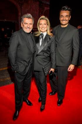 abb Thomas Anders, Claudia Hess and Giovanni Zarrella as guests on the red carpet at the Artist Celebration Night at Station Berlin on 21 01 2026 in Berlin Berlin Germany