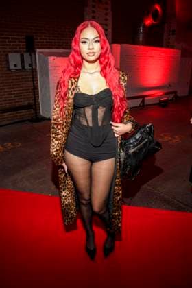 abb Badmomzjay as a guest on the red carpet at the Artist Celebration Night at Station Berlin on 21 01 2026 in Berlin Berlin Germany