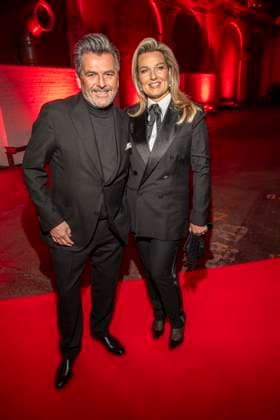 abb Thomas Anders with wife Claudia Hess on the red carpet at the Artist Celebration Night at Station Berlin on 21 01 2026 in Berlin Berlin Germany