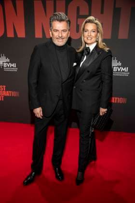 abb Thomas Anders with wife Claudia Hess on the red carpet at the Artist Celebration Night at Station Berlin on 21 01 2026 in Berlin Berlin Germany