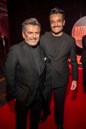 abb Thomas Anders and Giovanni Zarrella as guests on the red carpet at the Artist Celebration Night at Station Berlin on 21 01 2026 in Berlin Berlin Germany