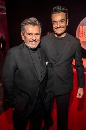 abb Thomas Anders and Giovanni Zarrella as guests on the red carpet at the Artist Celebration Night at Station Berlin on 21 01 2026 in Berlin Berlin Germany