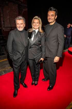 abb Thomas Anders, Claudia Hess and Giovanni Zarrella as guests on the red carpet at the Artist Celebration Night at Station Berlin on 21 01 2026 in Berlin Berlin Germany