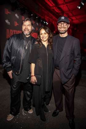 abb Rea Garvey, Josephine Garvey and Mark Forster as guests at the Artist Celebration Night at Station Berlin on 21 01 2026 in Berlin Berlin Germany