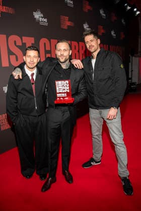 Nico Santos, Kontra K Maximilian Diehn and Beatzarre Artist Celebration Night on 21 01 26 at Station Berlin Berlin Germany Germany
