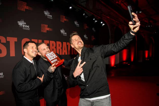 abb Nico Santos, Kontra K Maximilian Diehn , Award Winner Domestic Album of the Year and Beatzarre as guests at the Artist Celebration Night at Station Berlin on 21 01 2026 in Berlin Berlin Germany