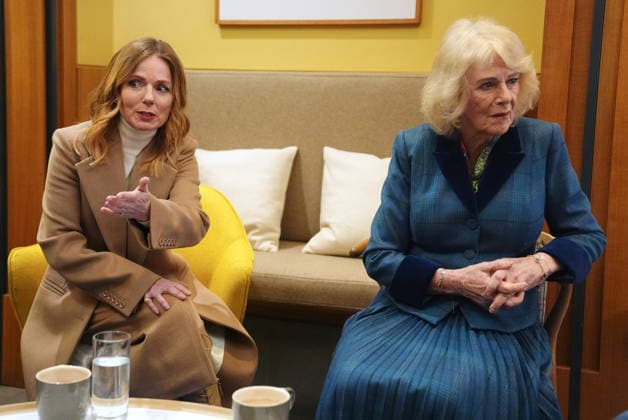 . 21 01 2026. Cheltenham, United Kingdom. Queen Camilla, President of Maggie s, with former Spice Girl Geri Halliwell-Horner during a visit to the charity s centre in Cheltenham, United Kingdom.  xPoolx xi-Imagesx IIM-26523-0003