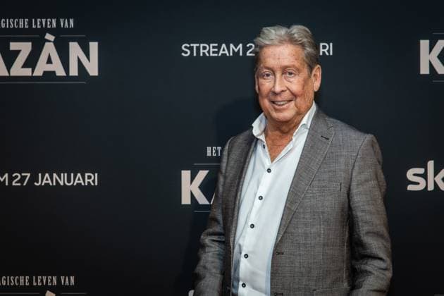 AMSTERDAM Hans KazÃ n on the red carpet for the premiere of the documentary about Hans KazÃ n. The documentary tells the life story of the magician and presenter. DINGENA MOL ANP netherlands out - belgium out  Copyright: xx x548230099x originalFilename: 548230099.jpg
