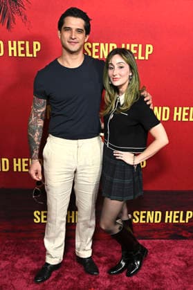 Tyler Posey and Phem at the world premiere of the movie Send Help at the TCL Chinese Theatre Los Angeles, 21 01 2026 Foto:xD.xStarbuckx xFuturexImagex help_6175
