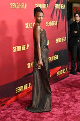 Edyll Ismail at the world premiere of the movie Send Help at the TCL Chinese Theatre Los Angeles, 21 01 2026 Foto:xD.xStarbuckx xFuturexImagex help_6197
