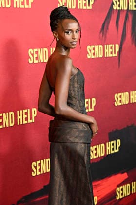 Edyll Ismail at the world premiere of the movie Send Help at the TCL Chinese Theatre Los Angeles, 21 01 2026 Foto:xD.xStarbuckx xFuturexImagex help_6198