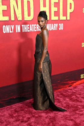 Edyll Ismail at the world premiere of the movie Send Help at the TCL Chinese Theatre Los Angeles, 21 01 2026 Foto:xD.xStarbuckx xFuturexImagex help_6199